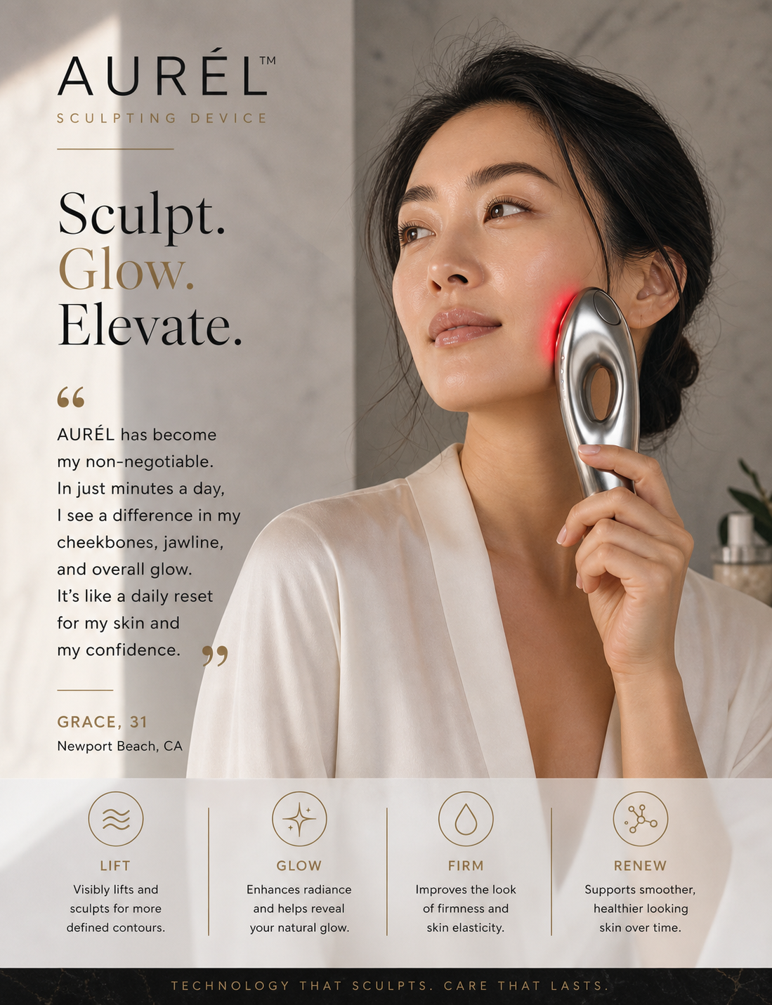 LuxeDeVie AURÉL™ Cellulaire Sculpting Device