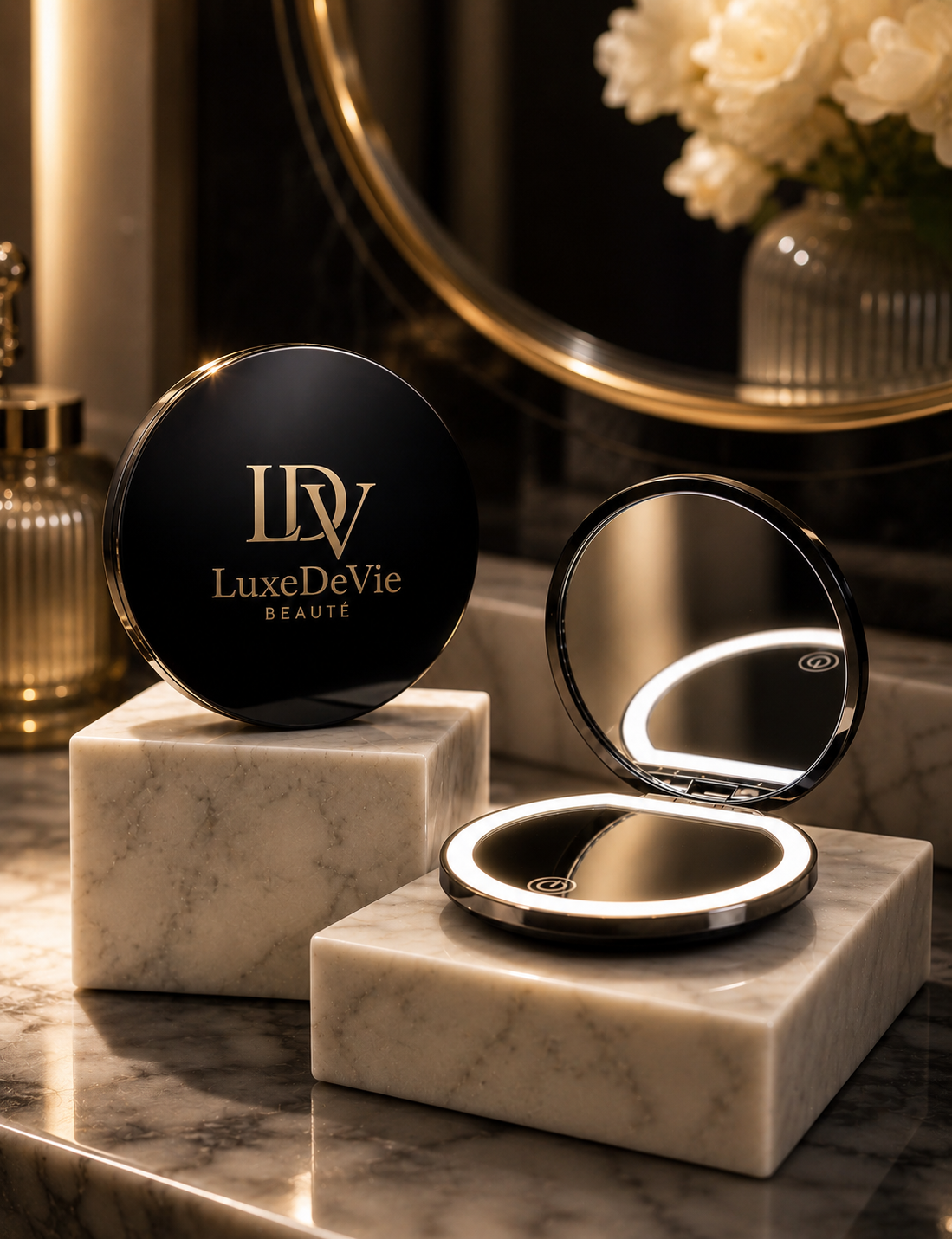 LuxeDeVie VIP Lighted Mirror