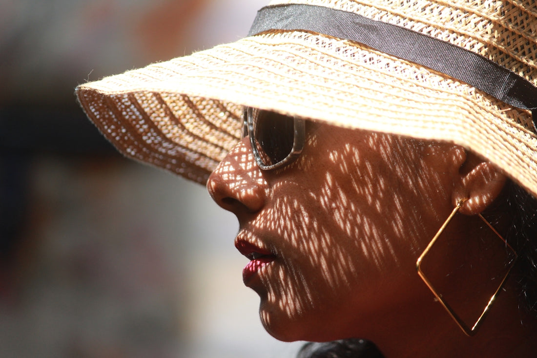 a person wearing a hat