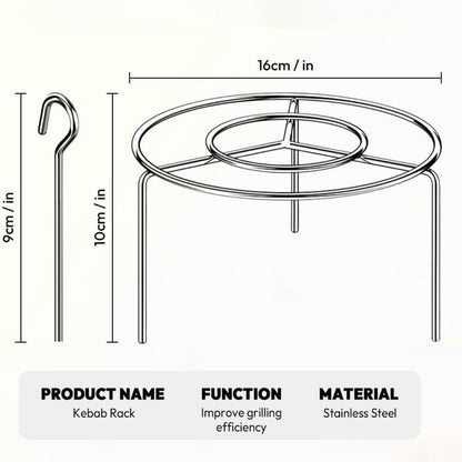 FryNova™ - Air Fryer Universal Stainless Steel Vertical Grill Rack