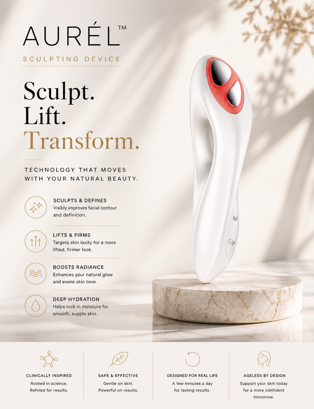 LuxeDeVie AURÉL™ Cellulaire Sculpting Device