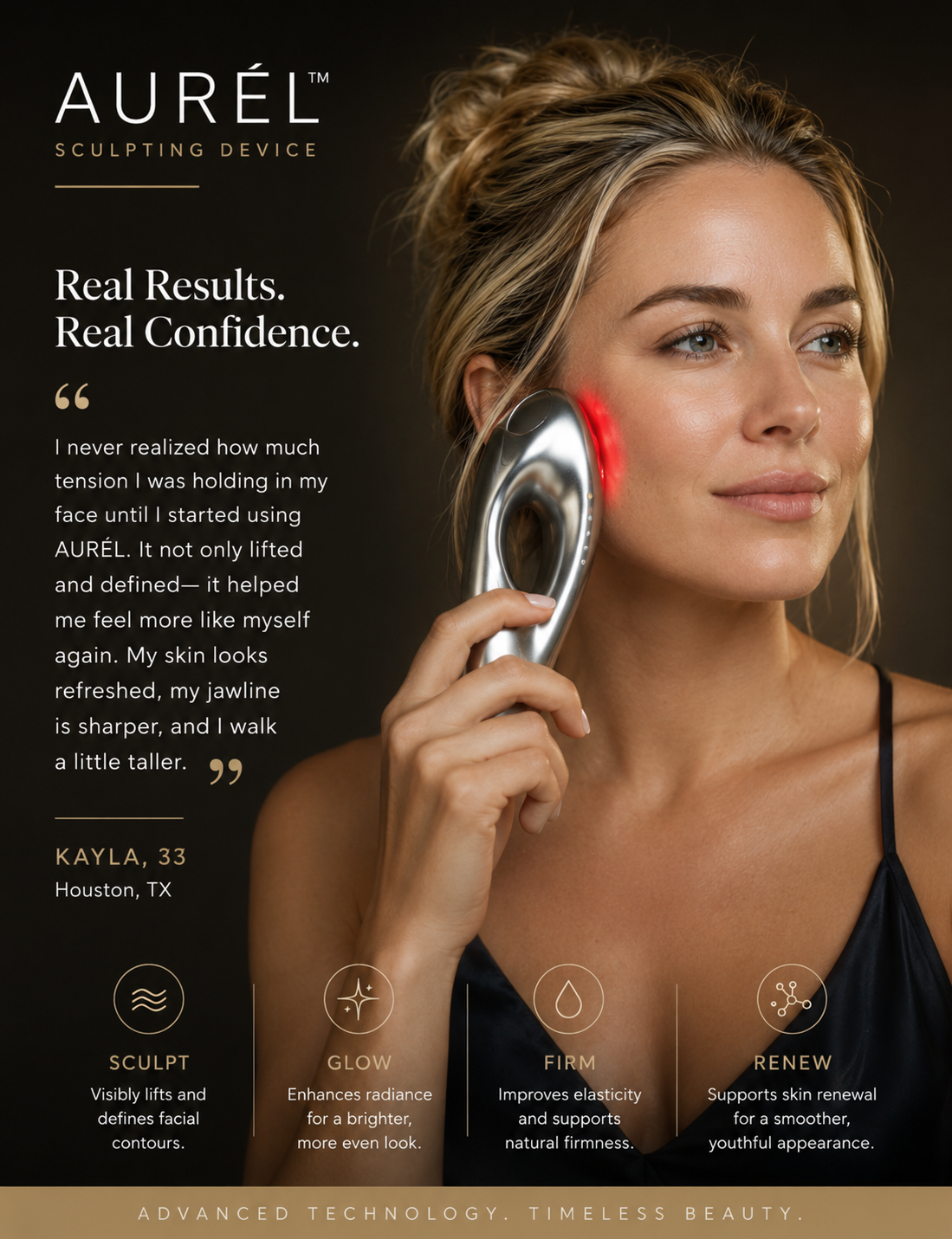 LuxeDeVie AURÉL™ Cellulaire Sculpting Device