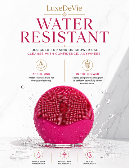 LuxeDeVie Cellulaire Cleanse Advanced Sonic Facial Cleansing & Pore-Refining Skin Prep Device