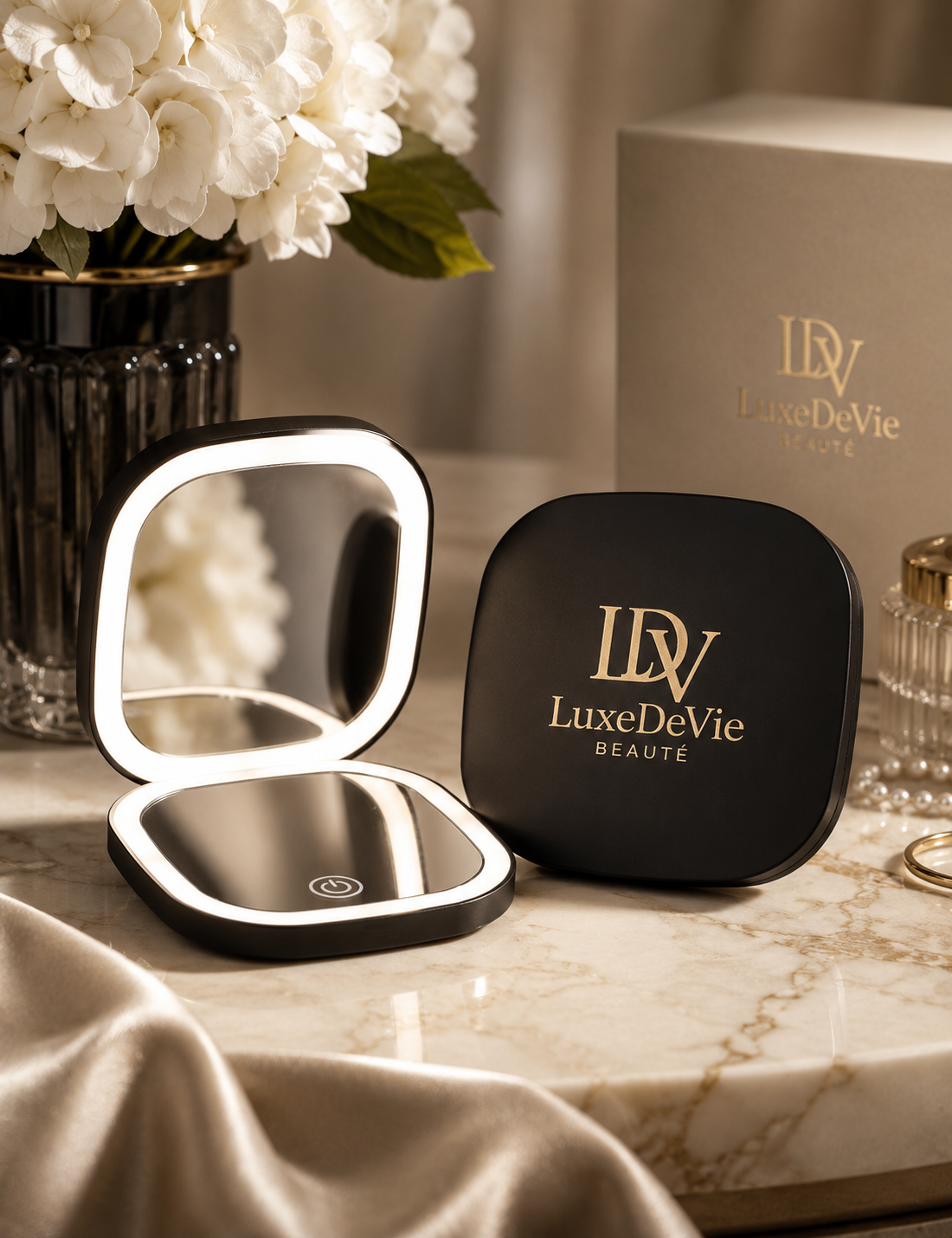 LuxeDeVie VIP Lighted Mirror